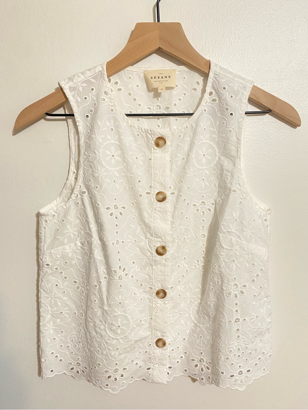 Sezane Roni Blouse - cotton blend